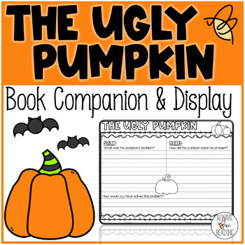 Preview of Halloween Activities, Social Emotional Learning, The Ugly Pumpkin Book Companion