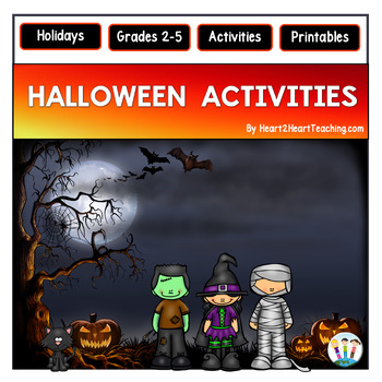 Preview of Halloween Reading Activities: Symbols & History of Halloween Worksheets