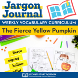 Halloween Activities | The Fierce Yellow Pumpkin Vocabular