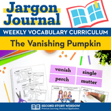 Halloween Activities | The Vanishing Pumpkin Vocabulary an