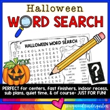 Halloween Activities : Word Search Puzzle ... word work , 