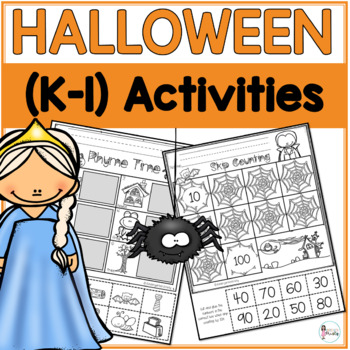 Preview of Halloween Activities and Centers ( K-1 )