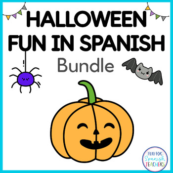 Preview of Halloween Activities and Games in Spanish - Big Bundle