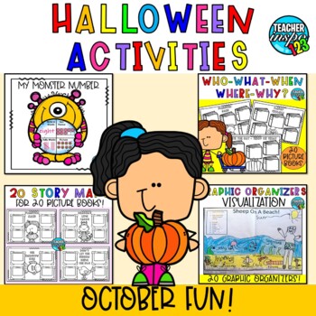 Halloween Activities 1st Grade BUNDLE by Teacher Inspo 123 | TpT