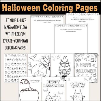 halloween bingo cards coloring page easy