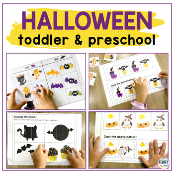 Preview of Halloween Activities Fall Preschool and Toddler Fine Motor