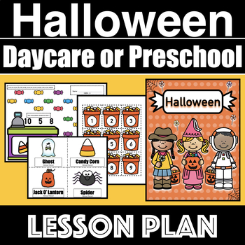 Preview of Halloween Activities for Preschool or Daycare - Week 1/4