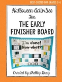 Halloween Activities {for the Early Finisher Board™}