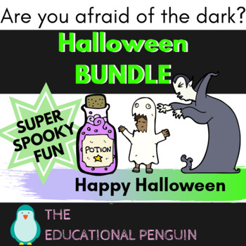 Preview of Halloween Activity BUNDLE with Flash Cards