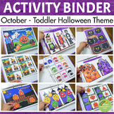 Halloween Activity Binder with Planner - Toddler