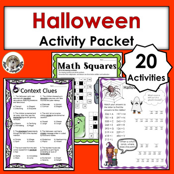 Preview of Halloween Activity Packet – No Prep Activities