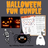 Halloween Math Activity Bundle:  Arithmetic Fun Pack