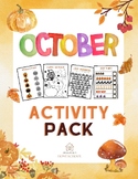 Halloween Activity Bundle - Fall Worksheets - Halloween Wo