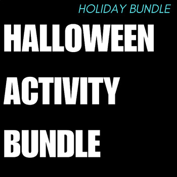 Preview of Halloween Activity Bundle Halloween Lessons and Activities Bundle