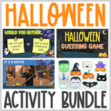 Halloween Activity Bundle - Virtual Fun Halloween Party Ga