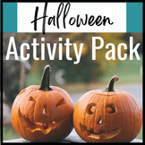 Halloween Activity Bundle for Middle School English Language Arts