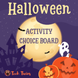 Halloween Activity Choice Board