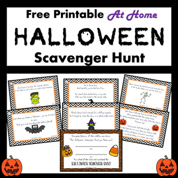 Halloween Activity, Halloween Scavenger Hunt by Hands On Teaching Ideas