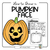 Halloween Activity • Jack O Lantern Drawing • Pumpkin Art 