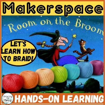 Preview of Halloween Activity | Makerspace | Braid | Hands-on learning | Avery Label |