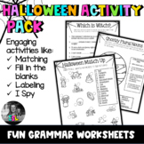 Halloween Activity Pack ESL