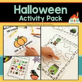Halloween Activity Pack for Preschoolers