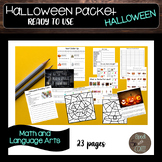 Halloween Activity Pack-just print