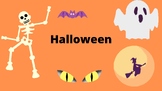 Halloween Activity Pack with Vocabulary, Reading, Puzzles 