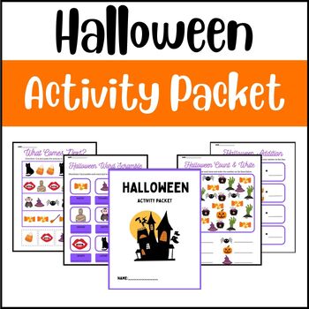 Preview of Halloween Activity Packet