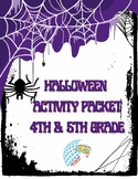 Halloween Activity Packet: 4th - 6th Grade