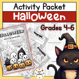 Halloween Activity Packet || Wordsearch, Coloring, Crosswo
