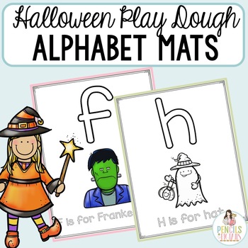 Preview of Playdough Mats for Halloween