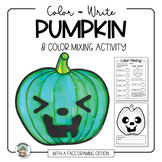 Halloween • Pumpkin Coloring Pages • Color Mixing Activity
