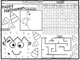 Halloween Activity Sheets {Texas Twist Scribbles}