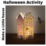 Halloween Activity - make a 3D small house