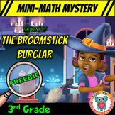 Halloween Addition Mini Math Mystery - 3rd Grade FREE - Wi