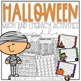 Halloween Worksheets NO PREP Printable Activities by Alleah Maree