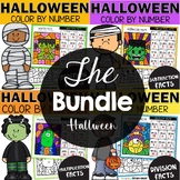Halloween Addition, Subtraction Multiplication & Division 