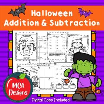 Preview of Halloween Addition and Subtraction
