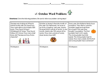 Preview of Halloween Addition and Subtraction