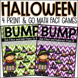 Halloween Math Activities - Addition and Subtraction BUMP 
