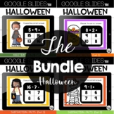 Halloween Addition and Subtraction Google Slides™ Bundle