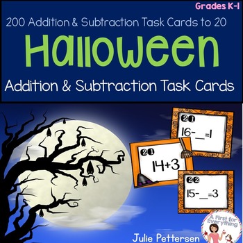 Preview of Halloween Addition and Subtraction