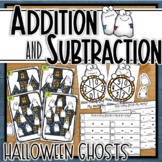 Halloween Addition and Subtraction - a ghost themed math c