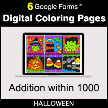 Halloween Addition Within 1000 Google Forms Digital Coloring Pages