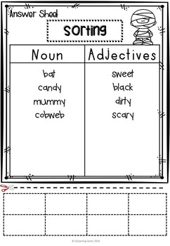 Halloween Adjectives | Adjectives Worksheets for ...