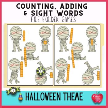 Preview of Halloween File Folder Games: Halloween Adventures Bundle