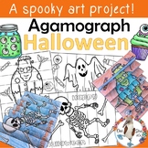 Halloween Agamographs - a spooky art activity