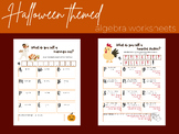 Halloween Algebra Worksheet BUNDLE | Holiday Activities | 