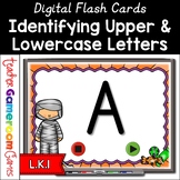 Halloween Alphabet Flash Cards Set - Uppercase and Lowerca